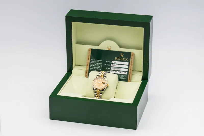 Rolex Lady DateJust 26mm Steel & 18ct Yellow Gold Jubilee 179173 2013