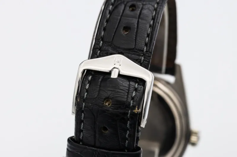Rolex Day-Date 36mm Black Leather 18ct White Gold 1803 - 1974