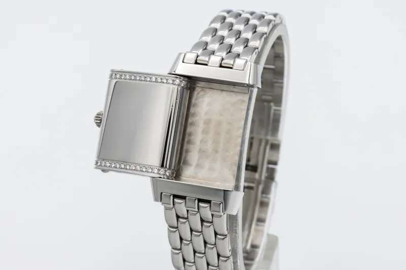 Jaeger-LeCoultre Reverso Duetto 20mm Stainless Steel Q2658120 Circa 2000s