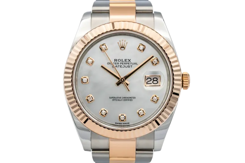 Rolex DateJust 41mm Steel & 18ct Rose Gold Oyster 126331 2019
