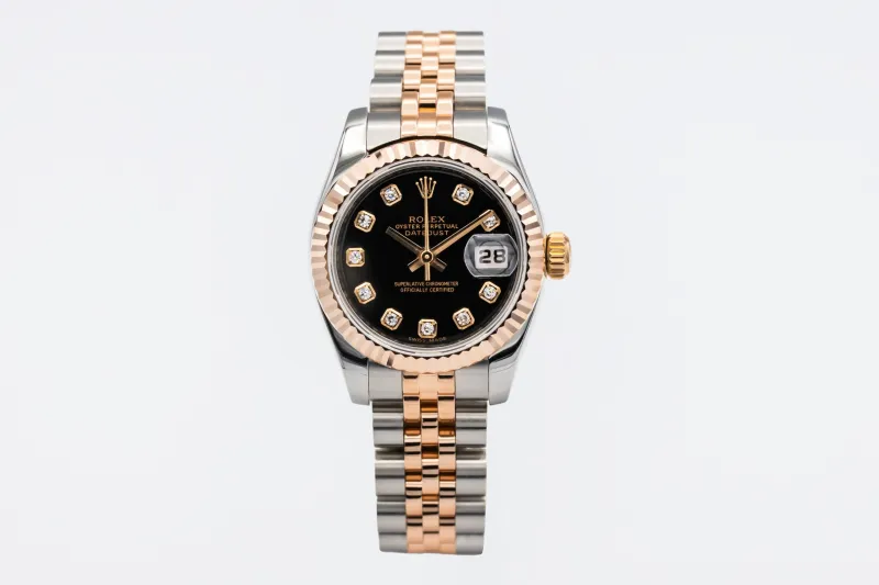 Rolex Lady-DateJust 26mm Steel & 18ct Rose Gold Jubilee 179171 2010