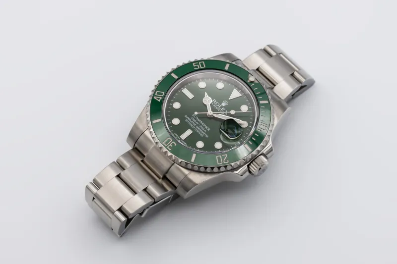 Rolex Submariner Date 40mm 'Hulk' Stainless Steel Oyster 116610LV 2014