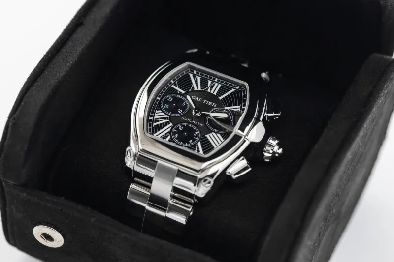 Cartier Roadster 42mm Stainless Steel W62020X6 Circa 2010