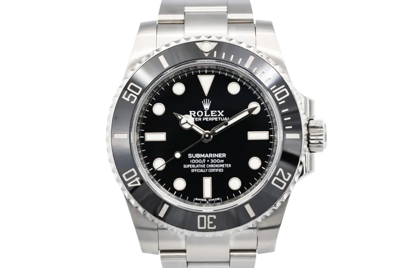 Rolex Submariner Non Date 40mm Stainless Steel Oyster 114060 2017