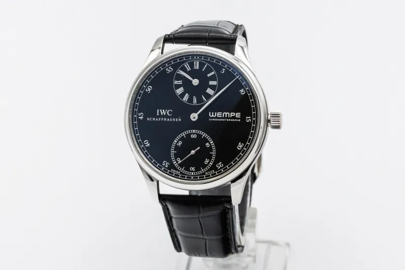 IWC Portuguese Regulateur Wempe 43mm Black Leather IW544302 Circa 2005
