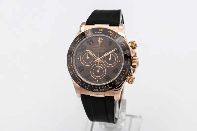 Rolex Cosmograph Daytona 40mm Black Oysterflex 116515LN 2017