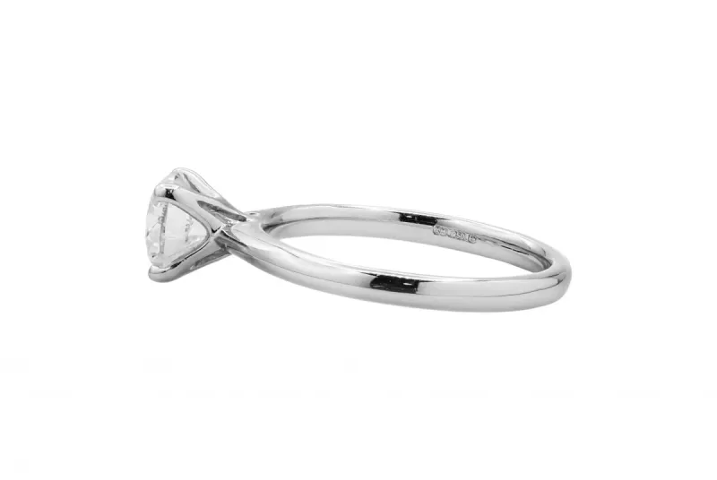 Platinum Diamond Engagement Ring 1.17ct 4g