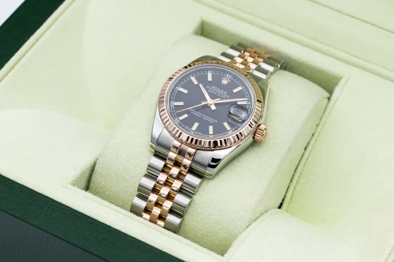 Rolex DateJust 31mm Steel & 18ct Rose Gold Jubilee 178271 2008