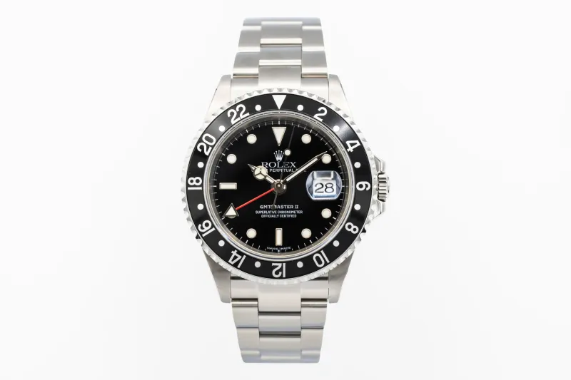 Rolex GMT-Master II 40mm Stainless Steel Oyster 16710 2002