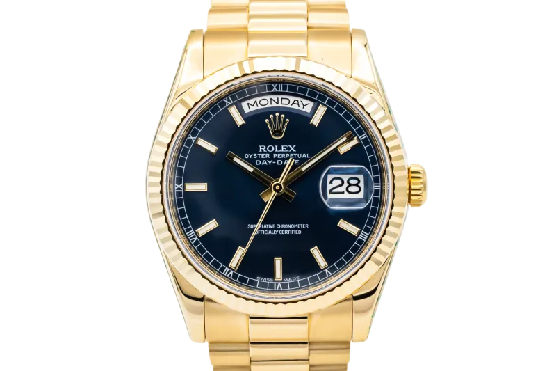 Rolex Day-Date 36mm 18ct Yellow Gold Presidential 118238 2008