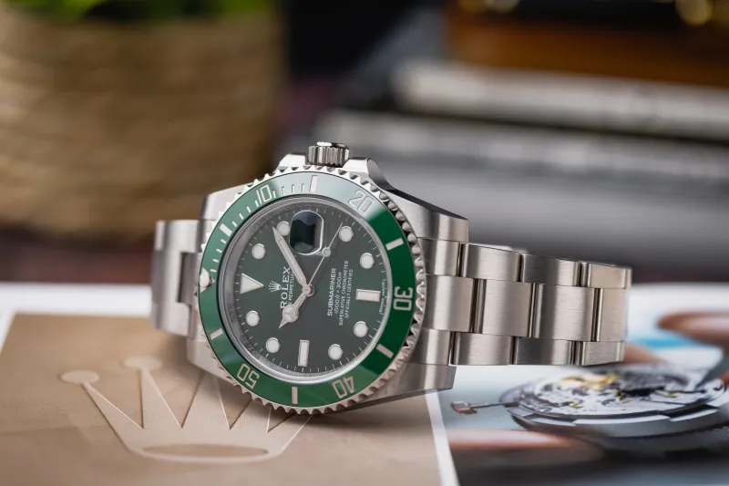 Rolex Submariner 40mm 'Hulk' Stainless Steel Oyster 116610LV 2017 UNWORN