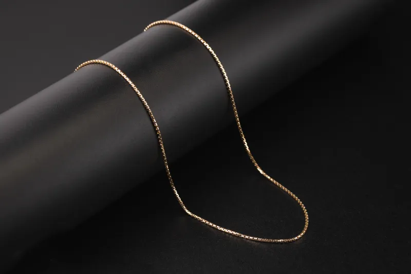 9ct Yellow Gold Box Chain 21" 4.5g