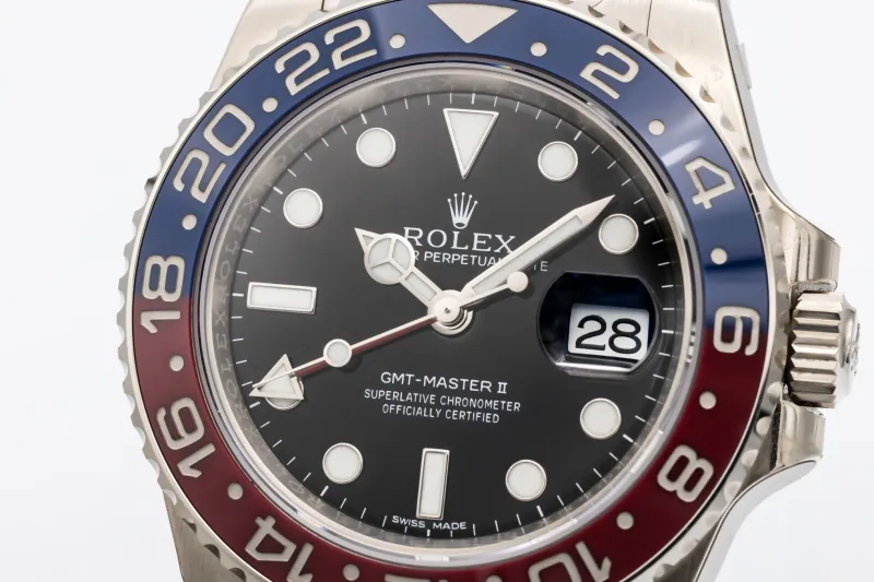 Rolex GMT-Master II 40mm 'Pepsi' 18ct White Gold Oyster 116719BLRO 2016