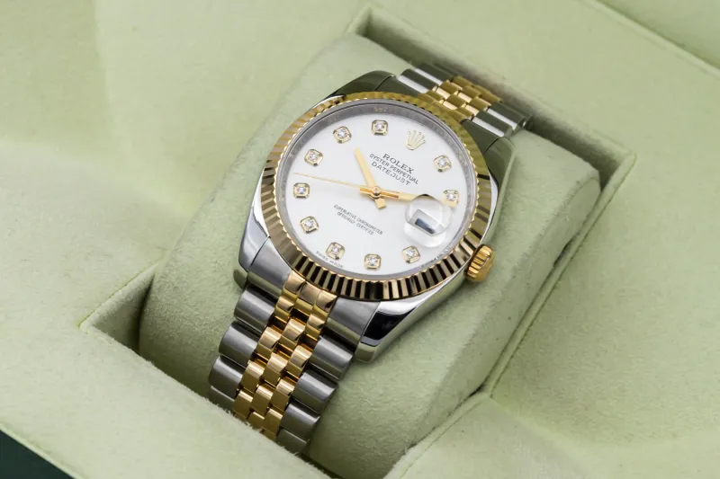 Rolex DateJust 36mm Steel & 18ct Yellow Gold Jubilee 116233 2008