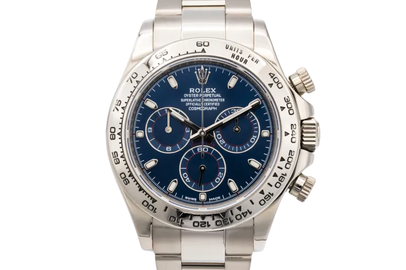 Rolex Cosmograph Daytona 40mm 18ct White Gold Oyster 116509 2017