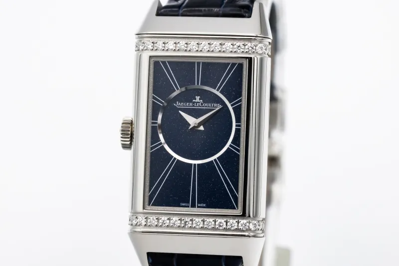 Jaeger-LeCoultre Reverso One Duetto 20x40.1mm Blue Leather Q334848J 2023