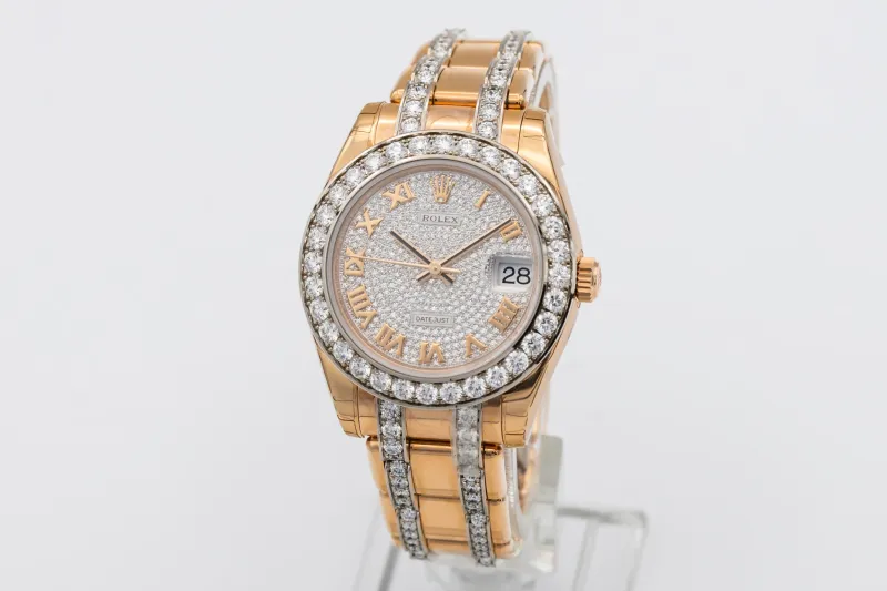 Rolex Pearlmaster 34mm 18ct Rose Gold Pearlmaster 81285 2019 UNWORN