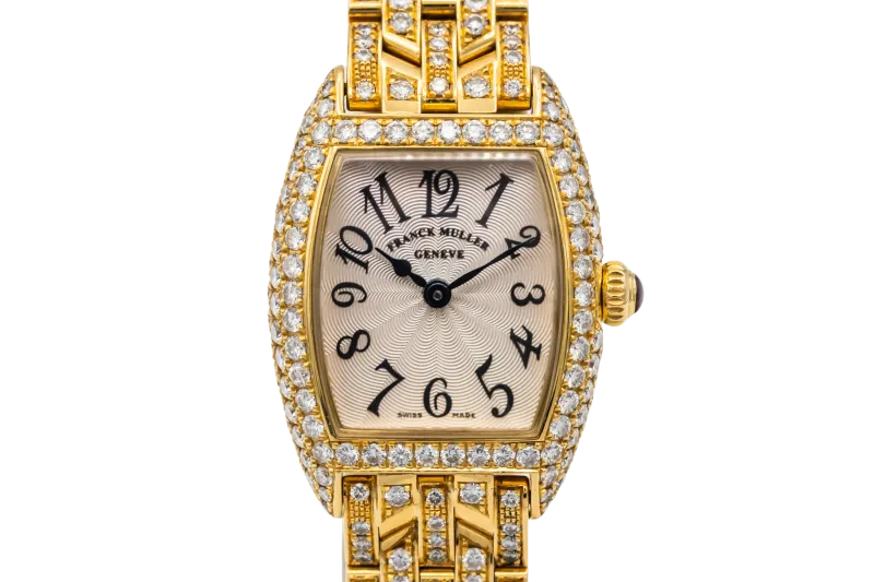 Franck Muller Cintrée Curvex 21mmx19mm 18ct Yellow Gold 2500 QZ D 2001