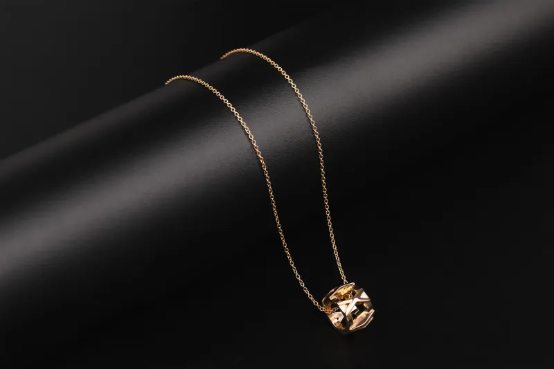 Tiffany & Co. Atlas® Open Necklace 18ct Rose Gold 18" 6.6g