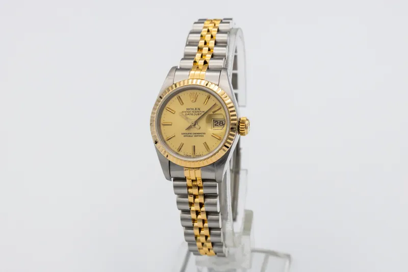 Rolex Lady DateJust 26mm Steel & 18ct Yellow Gold Jubilee 69173 1986