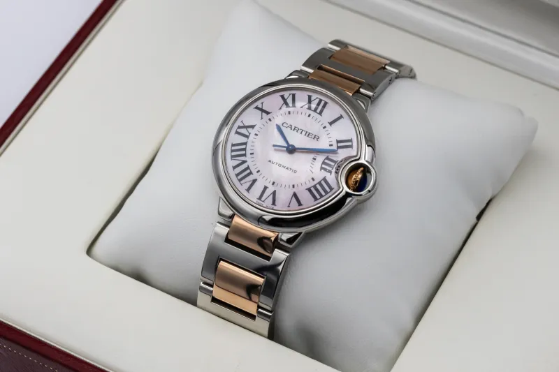 Cartier Ballon Bleu de Cartier 36mm Steel & 18ct Rose Gold W6920033 Circa 2015