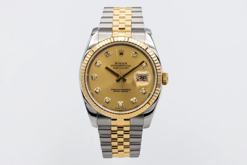 Rolex DateJust 36mm Steel & 18ct Yellow Gold Jubilee 116233 2004