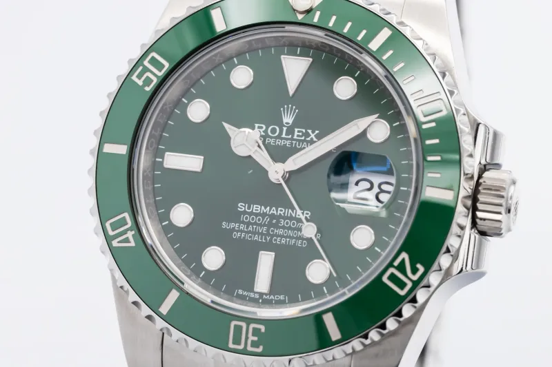 Rolex Submariner 40mm 'Hulk' Stainless Steel Oyster 116610LV 2019