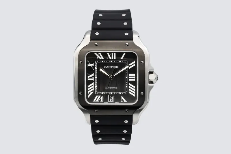 Cartier Santos ADLC 40mm Black Rubber WSSA0037 2022