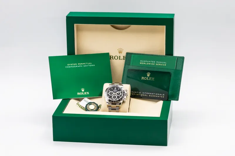 Rolex Cosmograph Daytona 40mm Stainless Steel Black Dial Oyster 126500LN 2024