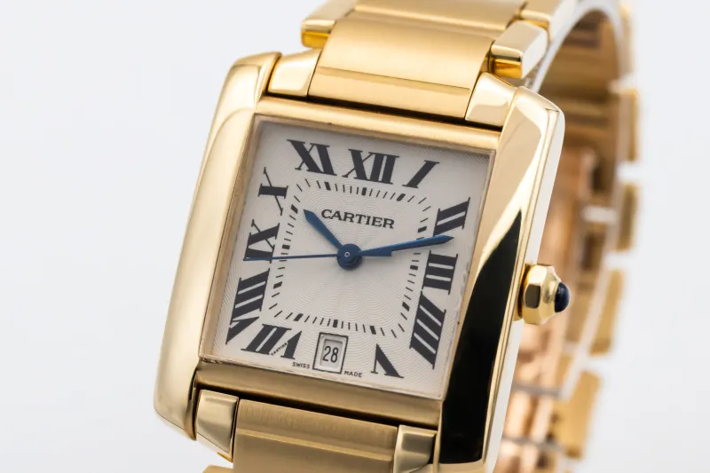 Cartier Tank Francaise 28mm x 32mm 18ct Yellow Gold W50001R2/1840 2003
