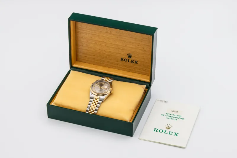 Rolex DateJust 36mm Steel & 18ct Yellow Gold Jubilee 16233 1997