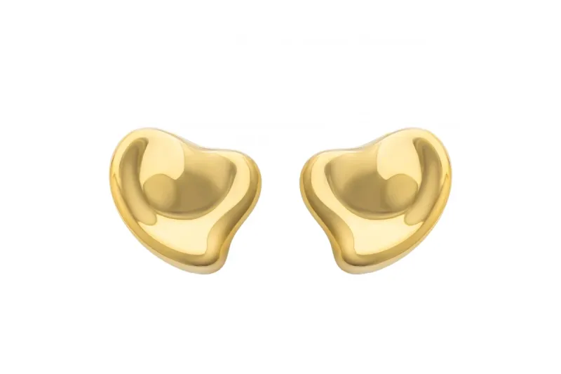 Tiffany & Co. Large Puffed Heart-Shaped Earrings by Elsa Peretti