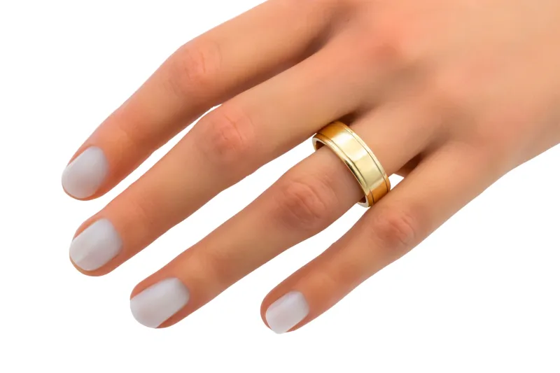 18ct Yellow Gold Wedding Band Ring 11.4g