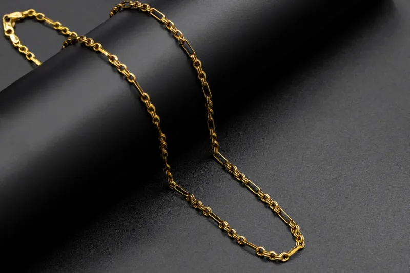 9ct Yellow Gold Fancy Link Children's Chain 9.8g