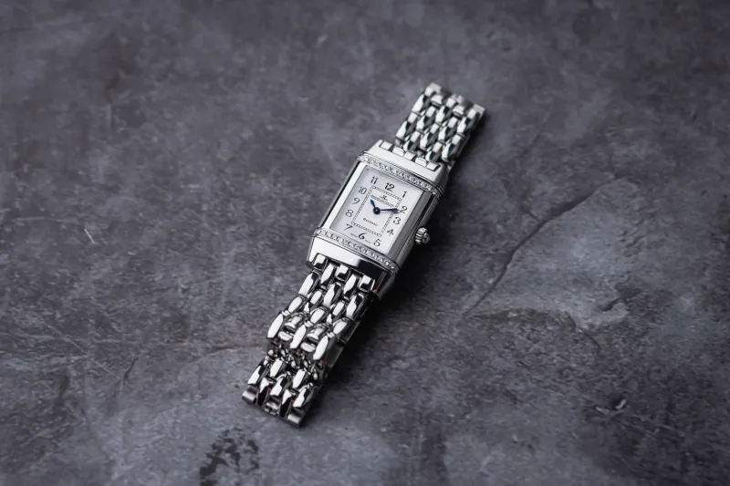 Jaeger-LeCoultre Reverso Duetto 20mm Stainless Steel Q2658120 Circa 2000s