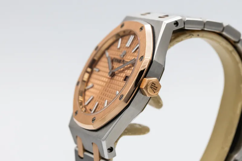 Audemars Piguet Royal Oak Lady 33mm Steel & 18ct Rose Gold 67650SR.OO Circa 2018