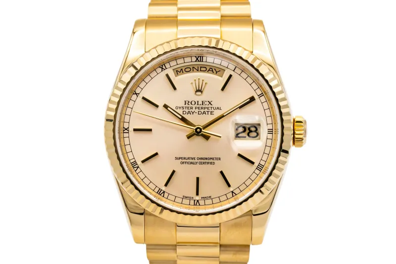Rolex Day-Date 36mm 18ct Yellow Gold Presidential 118238 2003