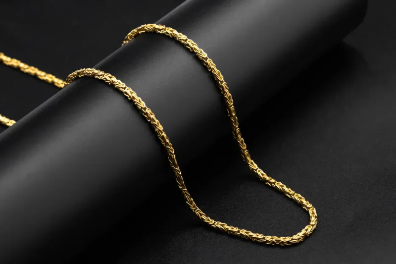 9ct Yellow Gold Byzantine Chain 31.1g