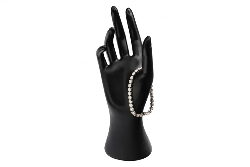 18ct White Gold Diamond Bracelet 3ct