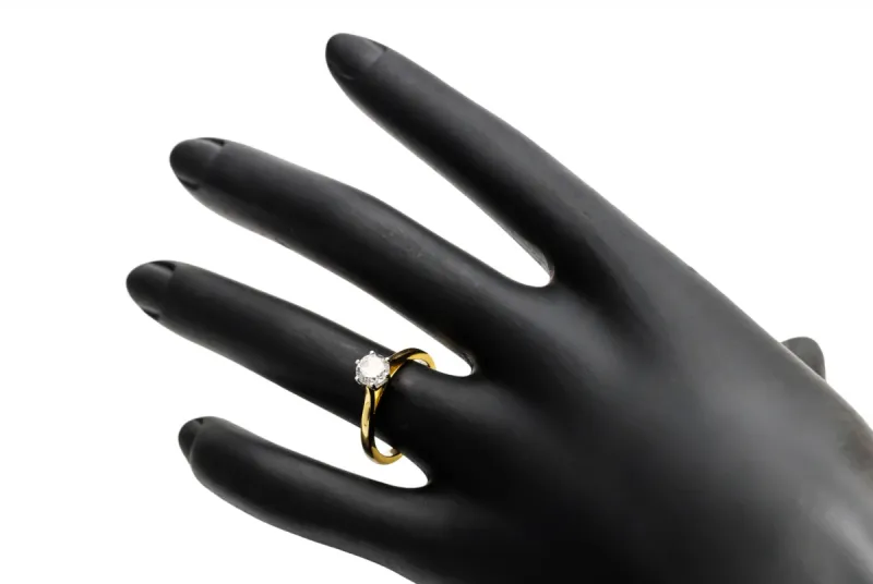 18ct Yellow Gold Diamond Ring 0.60cts