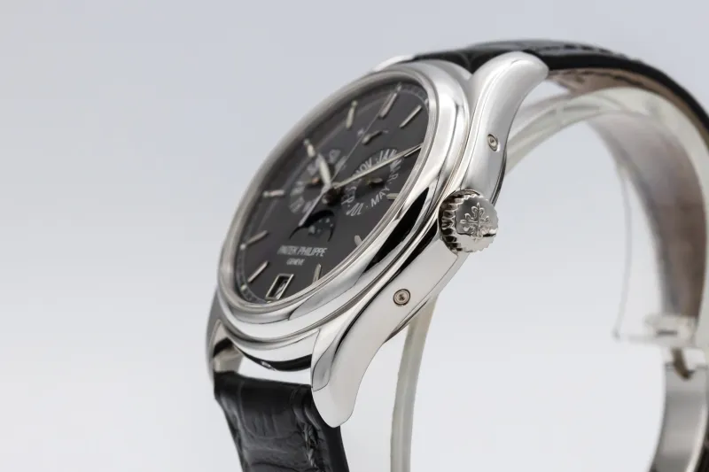 Patek Philippe Annual Calendar 39mm Black Leather 5146P-001 2008