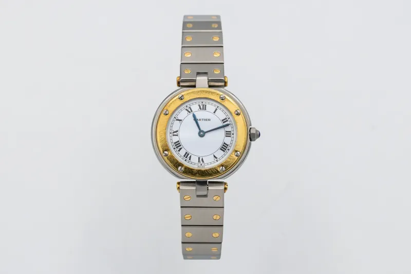 Cartier Santos Ronde Vendome 27mm Steel & 18ct Yellow Gold 8191 1988