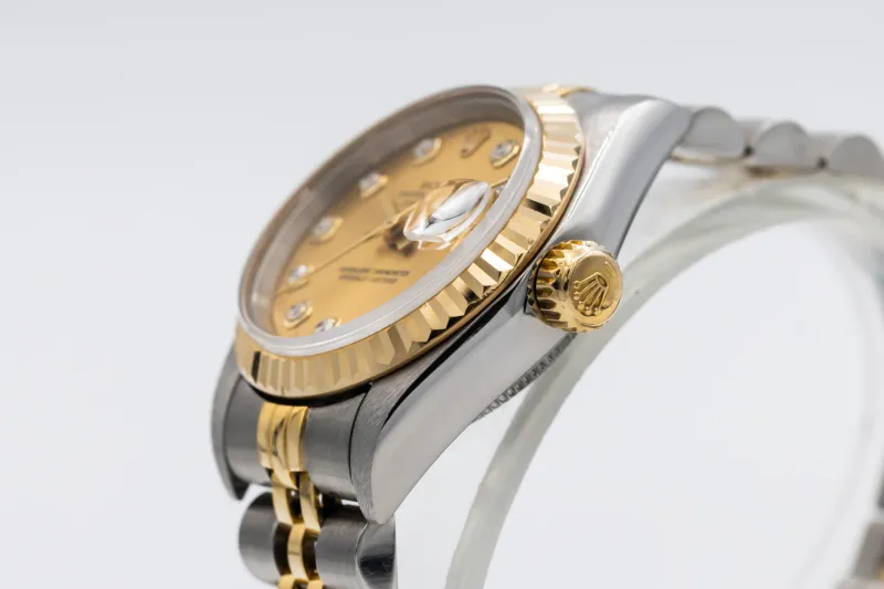 Rolex Lady DateJust 26mm Steel & 18ct Yellow Gold Jubilee 69173 1996