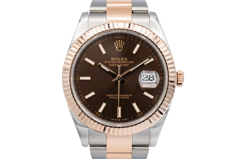 Rolex DateJust 41mm Steel & 18ct Rose Gold Oyster 126331 2021