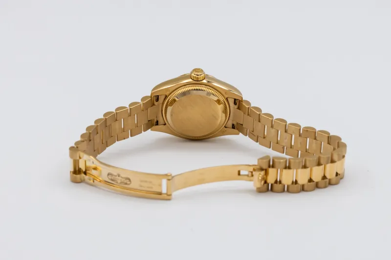 Rolex Lady DateJust 26mm 18ct Yellow Gold Presidential 179178 2005