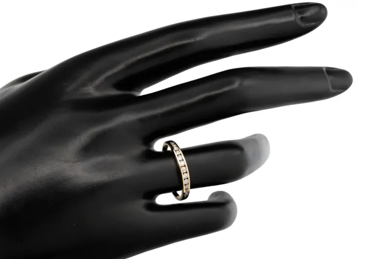 9ct Yellow Gold Ladies Diamond Wedding Band 0.20ct