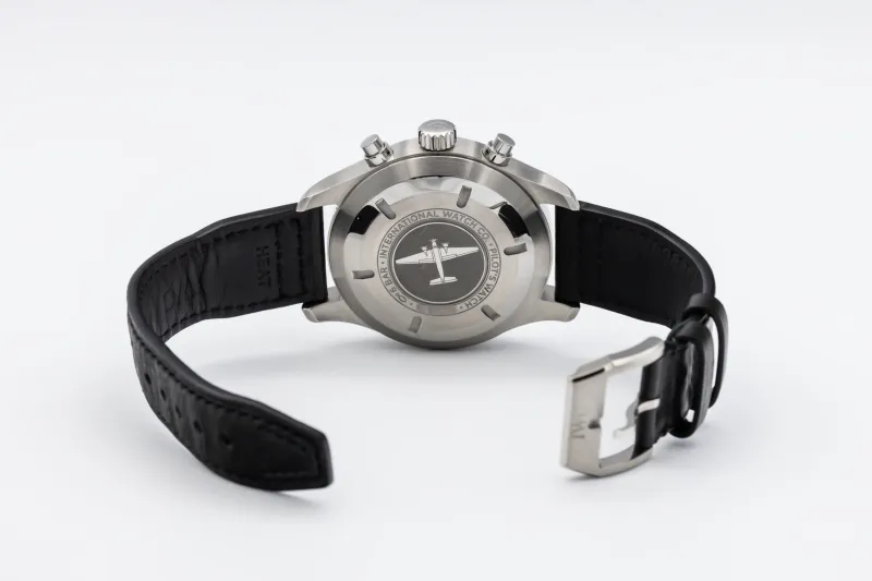 IWC Pilot's Chronograph 43mm Black Leather IW377709 2020