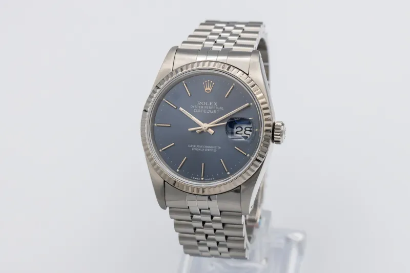 Rolex DateJust 36mm Stainless Steel Jubilee 16234 1990