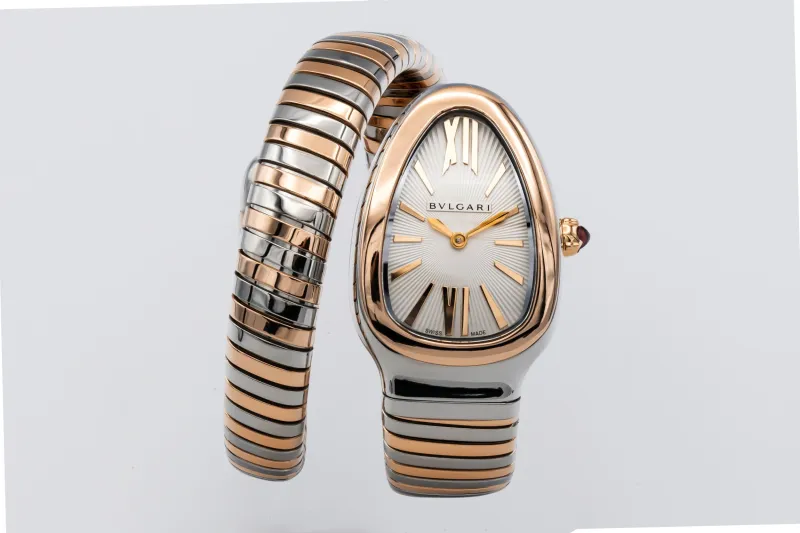 Bulgari Serpenti Tubogas 35mm Steel & 18ct Rose Gold 103708 Circa 2024