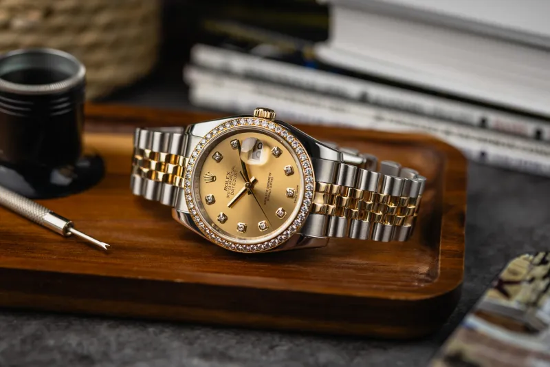 Rolex DateJust 36mm Steel & 18ct Yellow Gold Jubilee 116243 2012